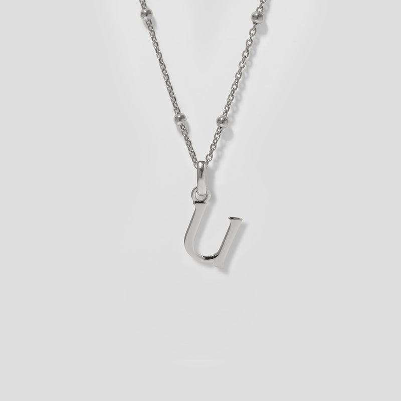 Initial Necklace Satellite Chain
