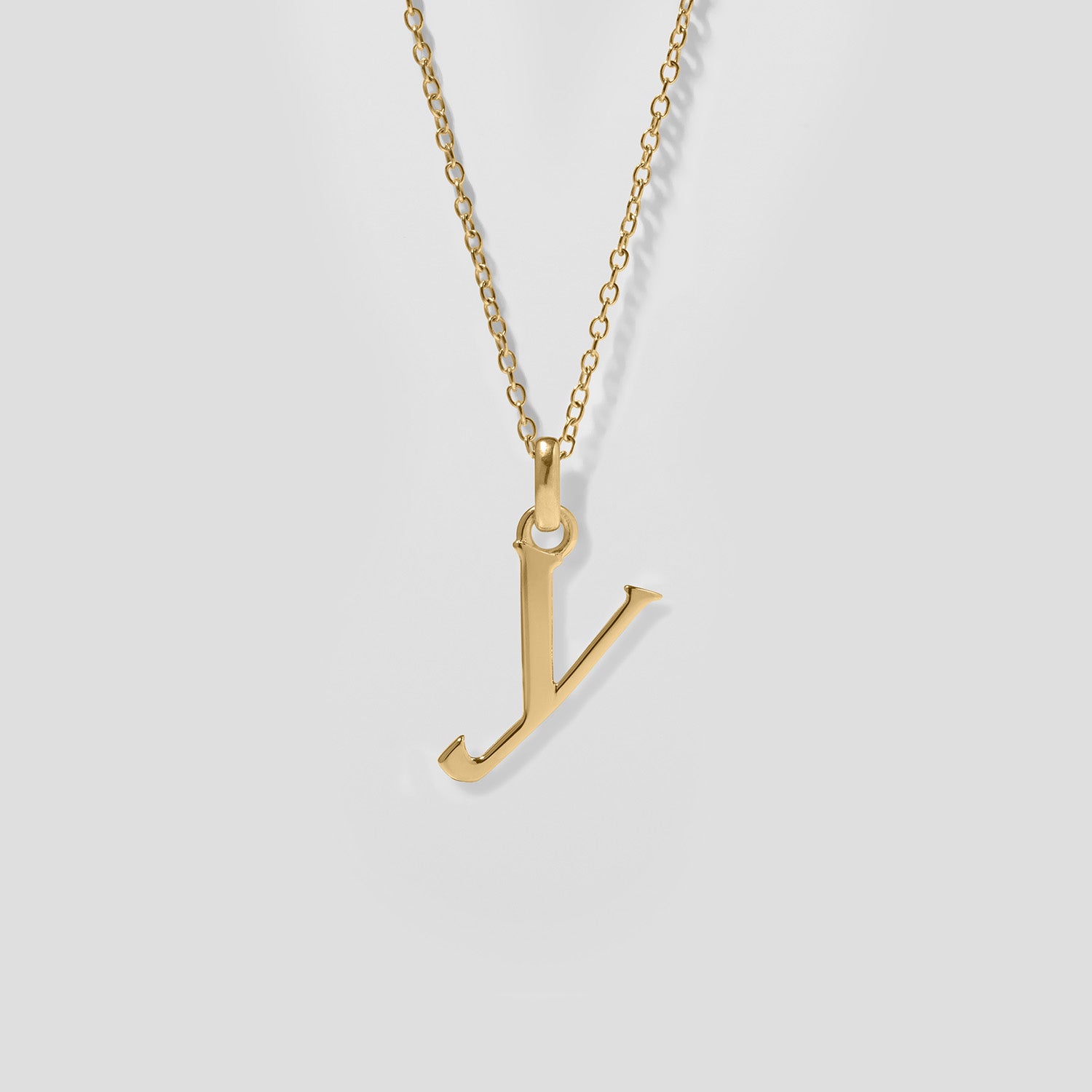 Initial Anchor Chain 14ct Solid Gold