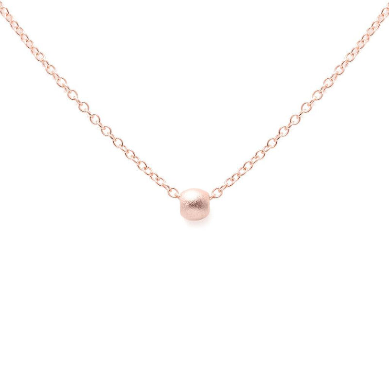 Her Stories And Songs Kette Matt Jewelry ella-thebee 925 Silver Rose Gold Plated S (45cm) 