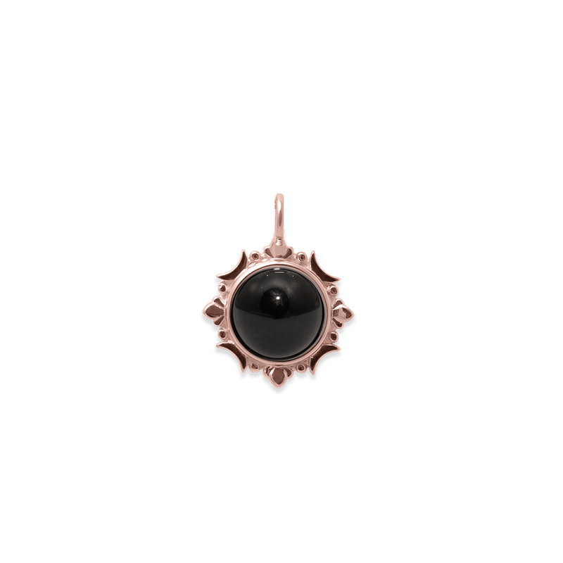 Magic Spell Anhänger Nr.1 Onyx Jewelry jacko-wusch 925 Silver Rose Gold Plated 