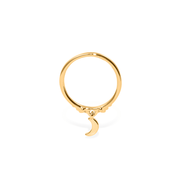 Magic Spell Charm Ring Nr.2 Jewelry jacko-wusch 925 Silver Gold Plated XS - 49 (15.6mm) 