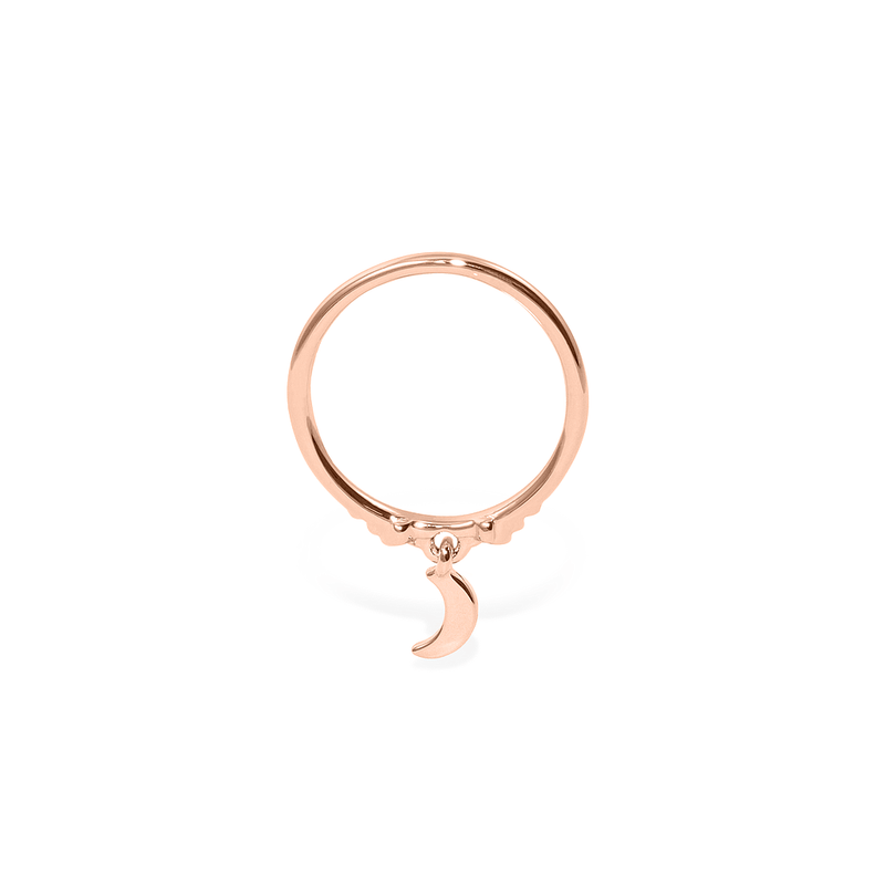 Magic Spell Charm Ring Nr.2 Jewelry jacko-wusch 925 Silver Rose Gold Plated XS - 49 (15.6mm) 