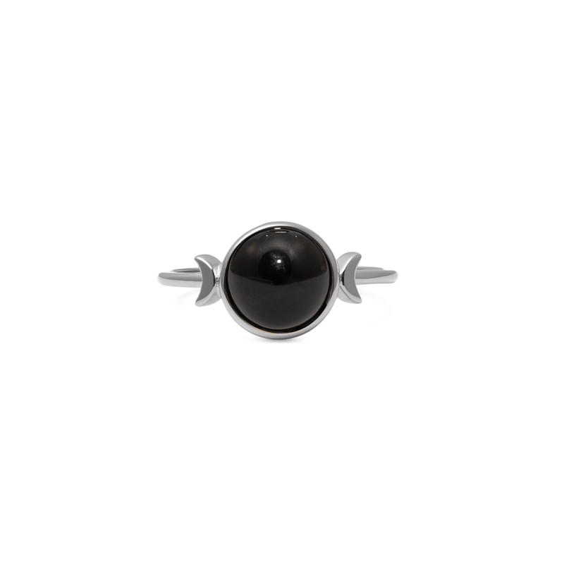 Magic Spell Ring Onyx Jewelry jacko-wusch 925 Silver XS - 49 (15.6mm) 