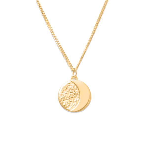 Ours Moon Phases Nr.2 Kette Jewelry ella-thebee 925 Silver Gold Plated 