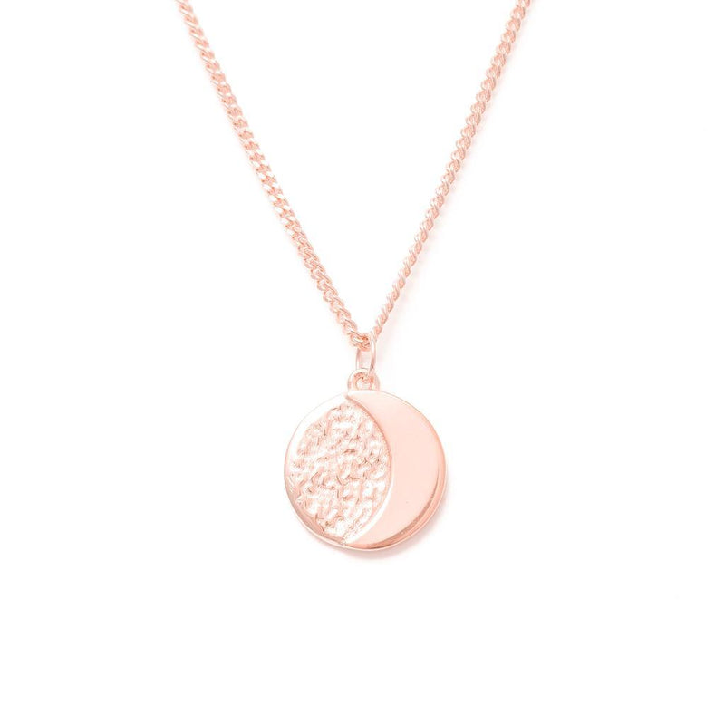 Ours Moon Phases Nr.2 Kette Jewelry ella-thebee 925 Silver Rose Gold Plated 