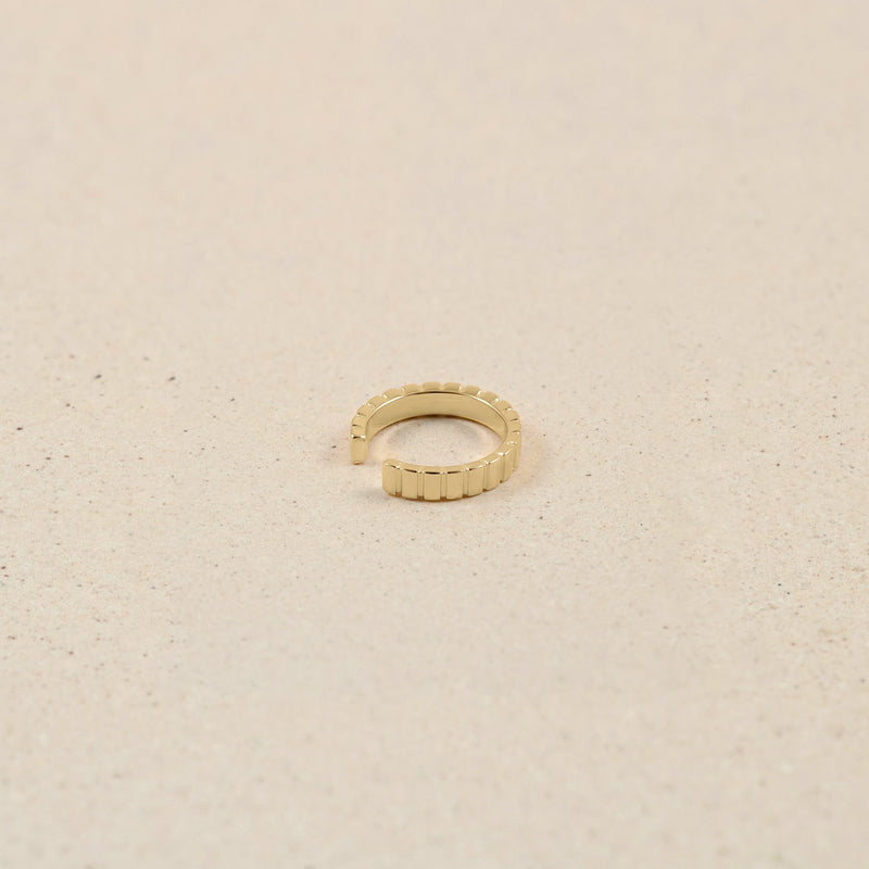 Ridged Ear Cuff 14k Massivgold Jewelry stilnest 14k Massivgold 
