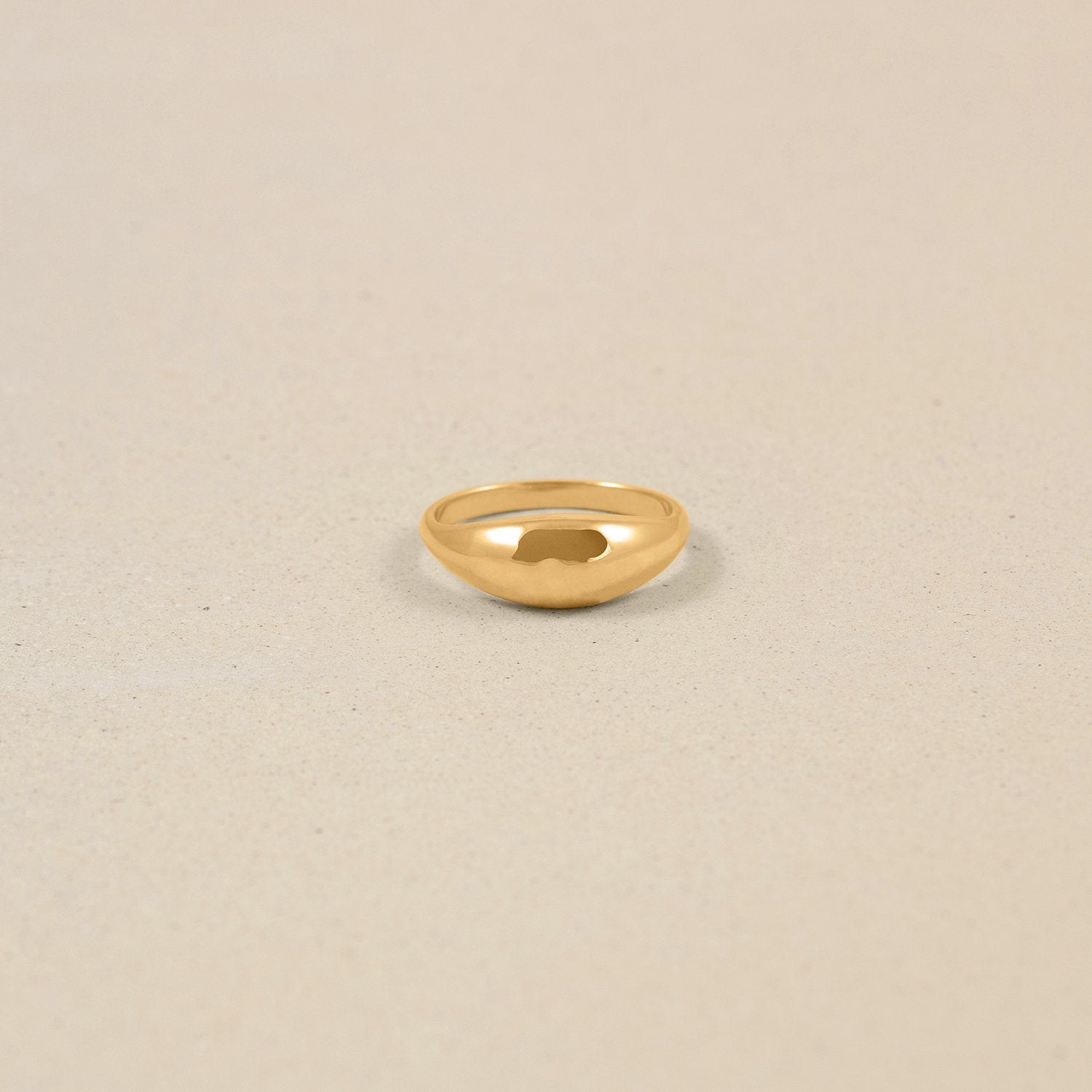Ring Produktion Custom Ring stilnest-atelier 24ct Gold Vermeil (+20 EUR) Hochglanz The Beast (+190 EUR)