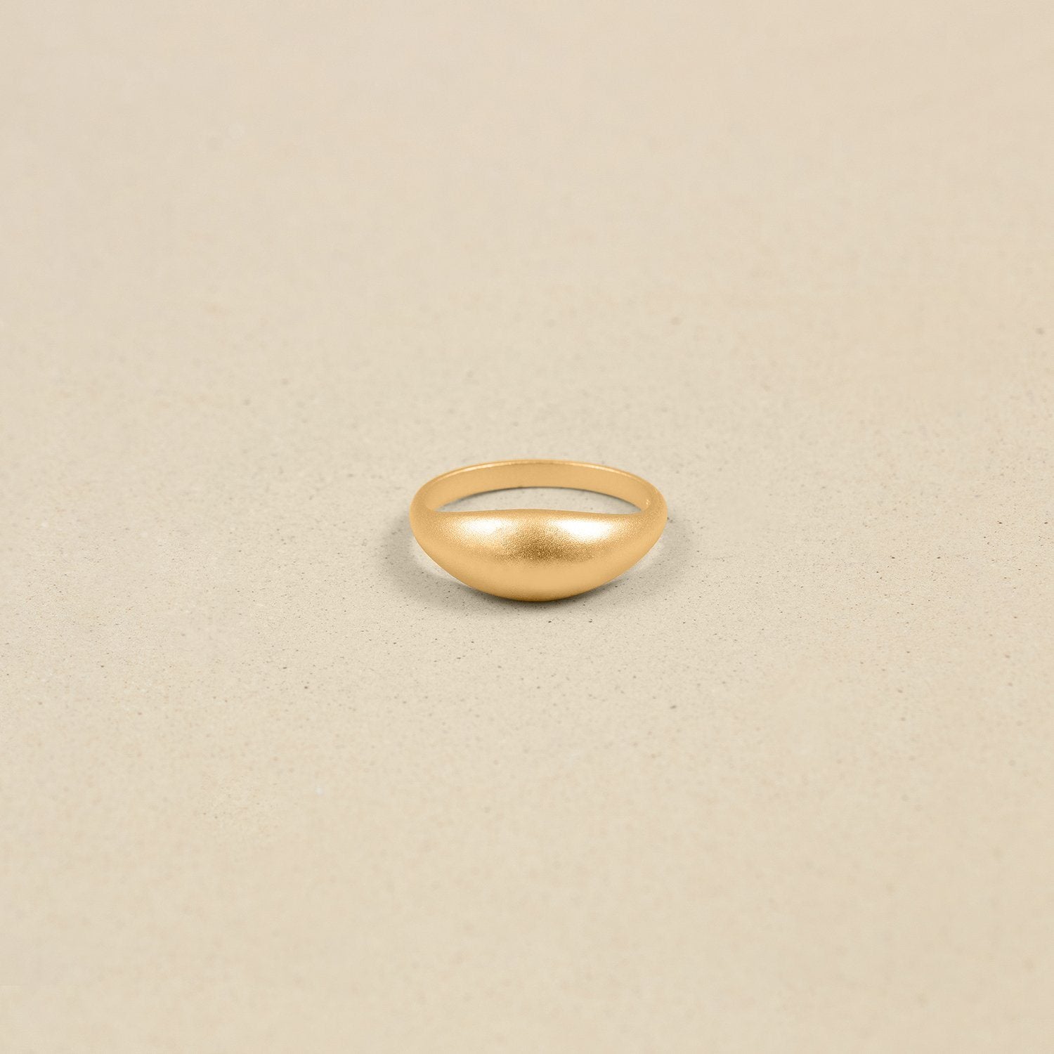 Ring Produktion Custom Ring stilnest-atelier 24ct Gold Vermeil (+20 EUR) Matt The Chunky (+125 EUR)