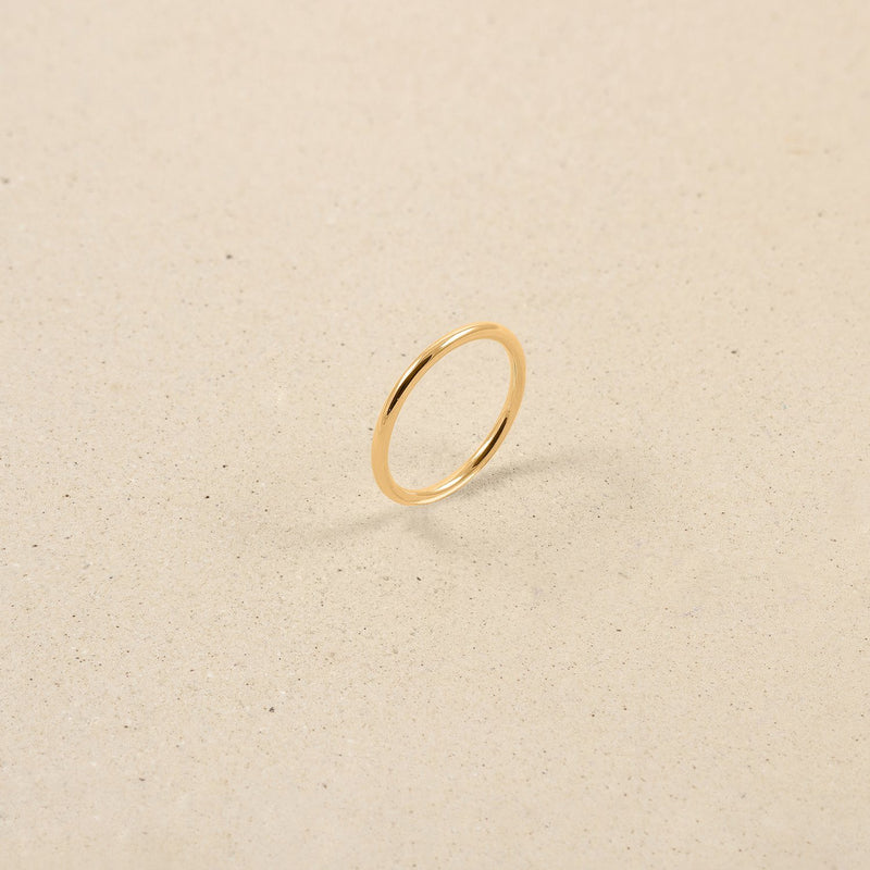 Simple Reminder Ring Jewelry stilnest 24ct Gold Vermeil S - 52 (16.6mm) 