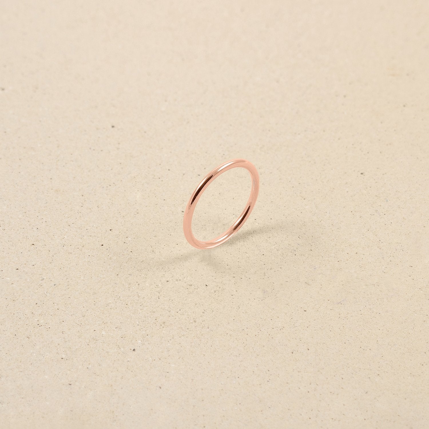 Simple Reminder Ring Jewelry stilnest Rose Gold Vermeil XS - 49 (15.6mm) 