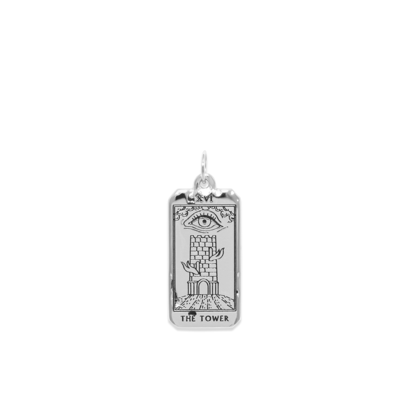 The Tower Tarot Card Anhänger Jewelry jacko-wusch 925 Silver 