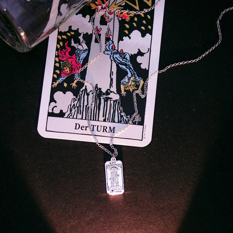 The Tower Tarot Card Kette Jewelry jacko-wusch 