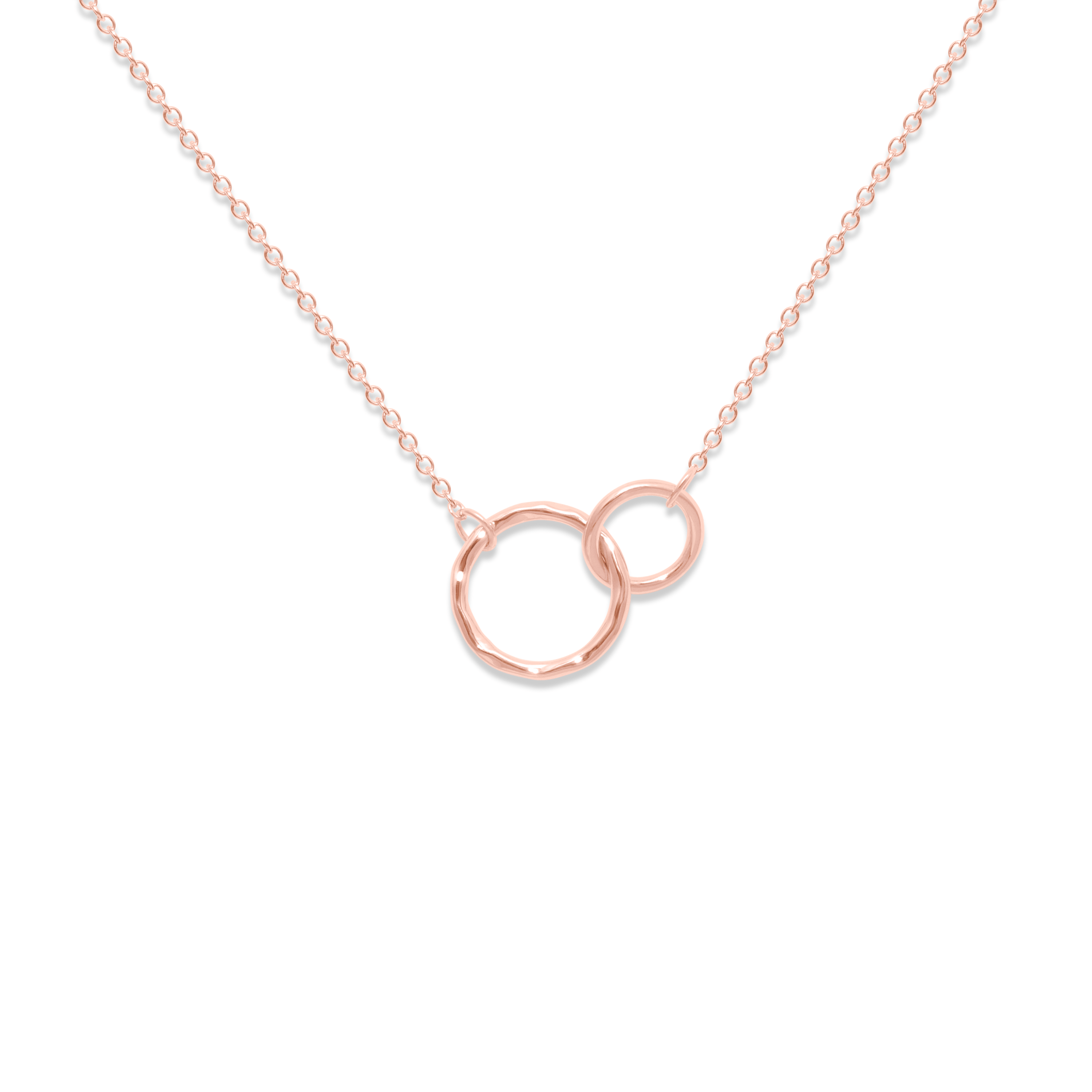 The Two of Us Kette Jewelry ella-thebee 925 Silver Rose Gold Plated S (45cm) 